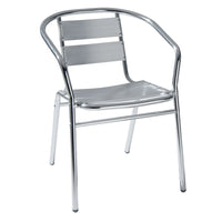 SEDIA IN ALLUMINIO cm 53 x  54 x  h 74  - LIF