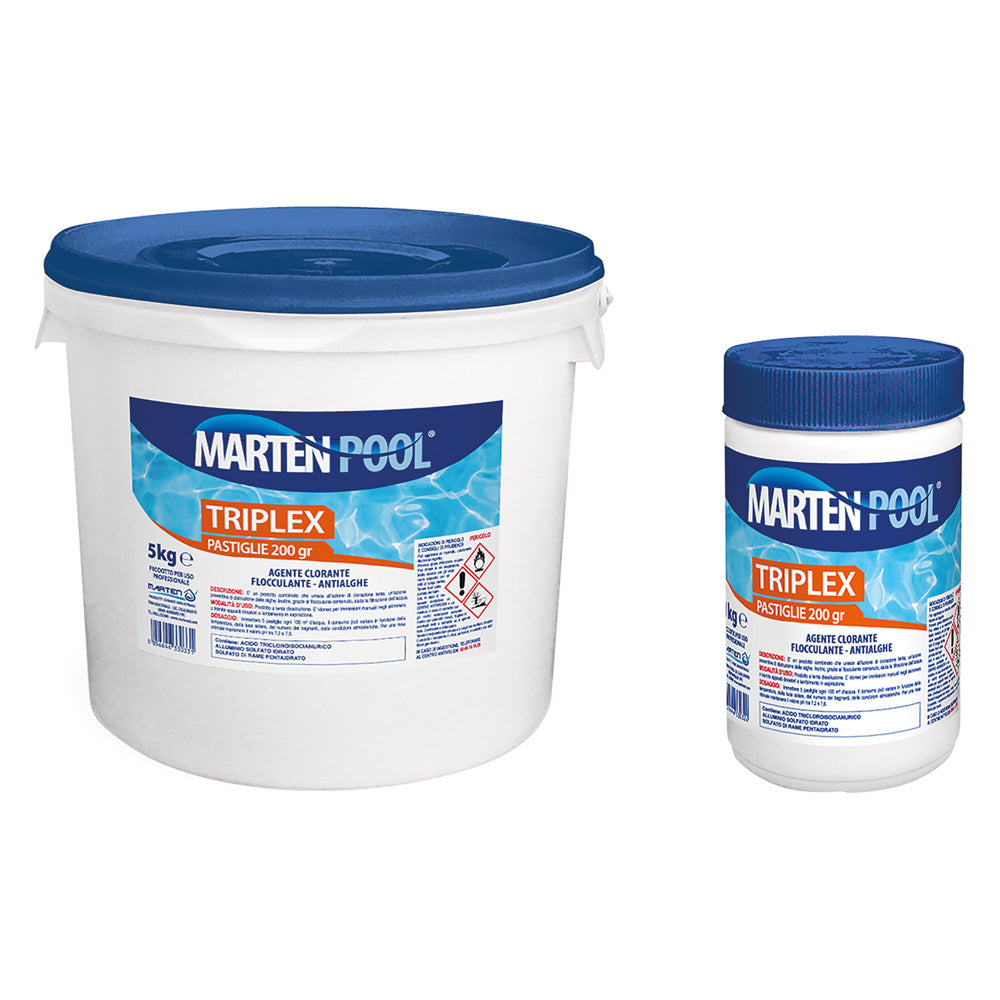 TRIPLEX IN PASTIGLIE Kg.25 - pastiglie 200 gr. secchio  - FLUXY