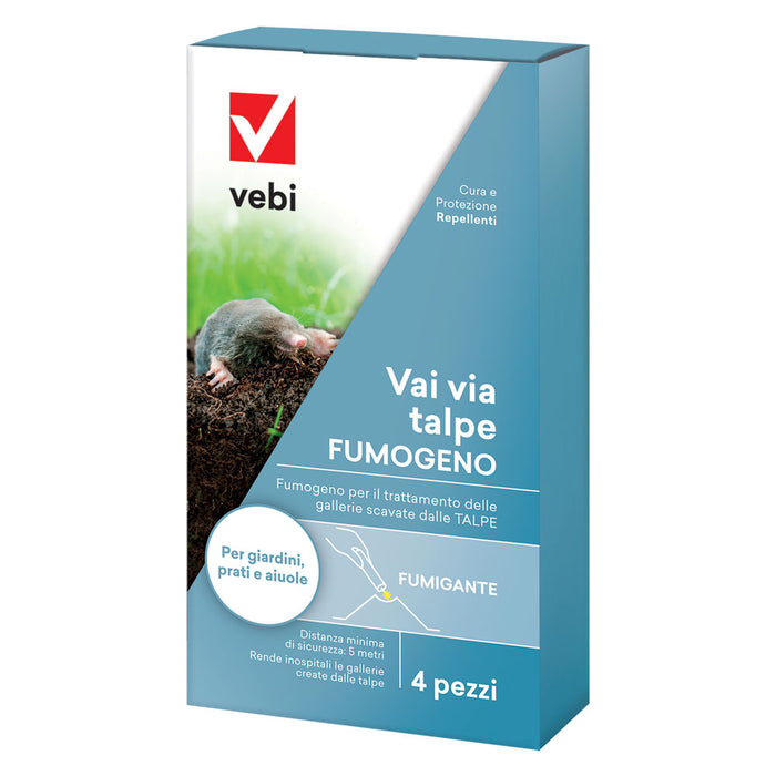 CARTUCCE FUMOGENE ANTI-TALPA Vai via Talpe  - VEBI