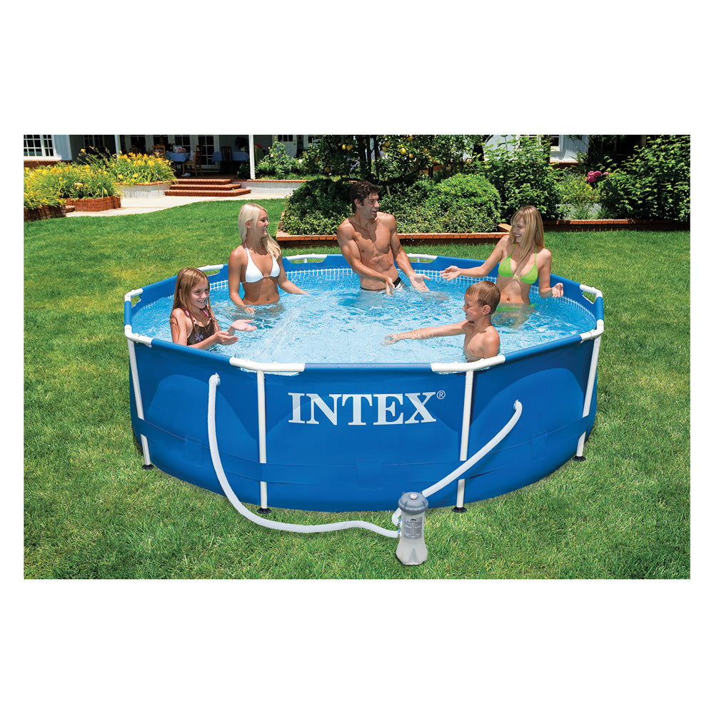 PISCINA CON TELAIO 'LINEA FRAME' cm 305 x 76 - 4485lt pompa 1250 l/h  - INTEX