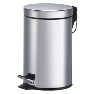 PATTUMIERA TONDA IN ACCIAIO h.26 - Ã? 20 cm