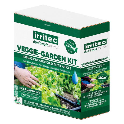 KIT IRRIGAZIONE PER ORTO 'VEGGIE-GARDEN' copertura fino a 150 m2  - IRRITEC