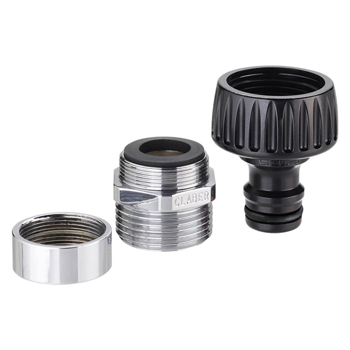 ATTACCO A RUBINETTO 'METAL' Art. 8597 - 3/4 blister  - CLABER