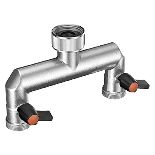 DERIVAZIONE IN METALLO A DUE VIE Art. 9601 - 3/4 blister  - CLABER