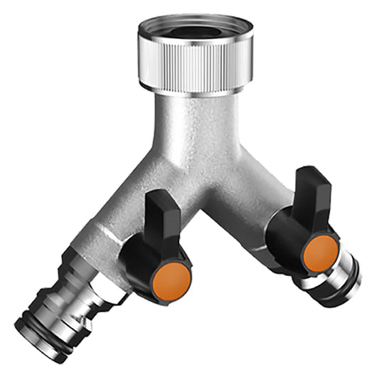 DERIVAZIONE IN METALLO A 'Y' DUE VIE Art. 9602 - 3/4 blister  - CLABER