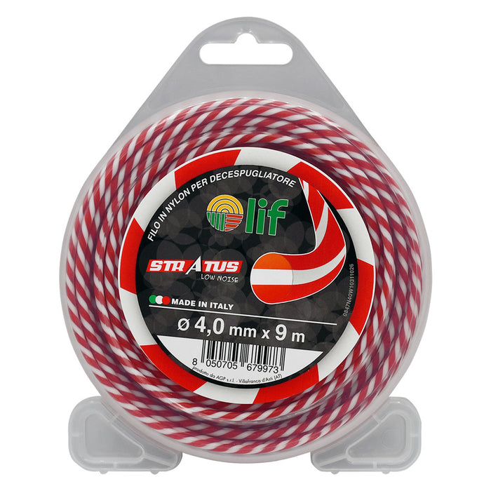 FILO PROFESSIONALE SILENZIATO 'STRATUS' ovale elicoidale mm 4,0 mt 9