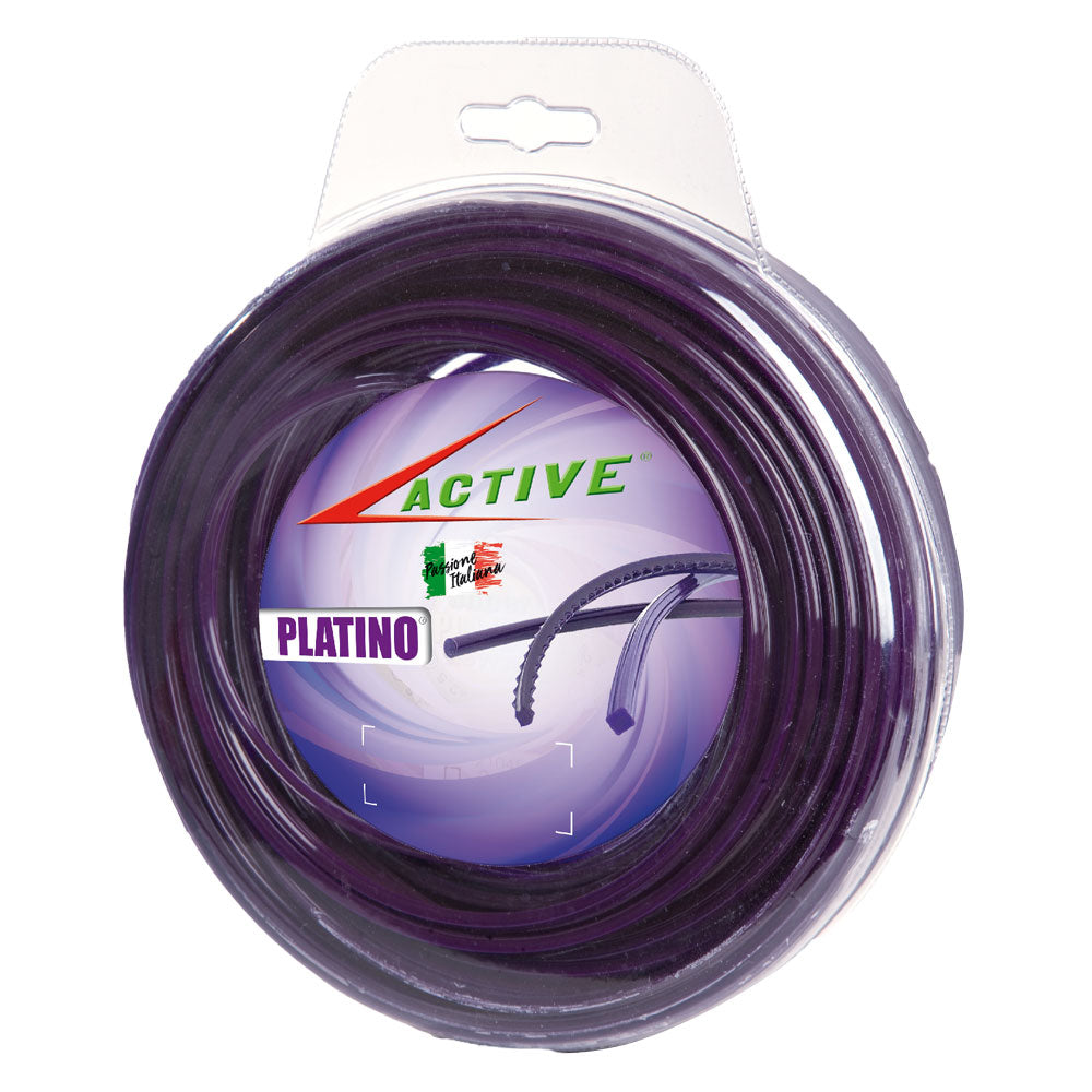 FILO PROFESSIONALE 'PLATINO' mm 3,3 mt 194 - seghettato (bobina)  - ACTIVE