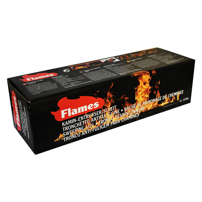 TRONCHETTO SPAZZACAMINO 'FLAMES' kg. 1,2- 8 pezzi  - FLAMES