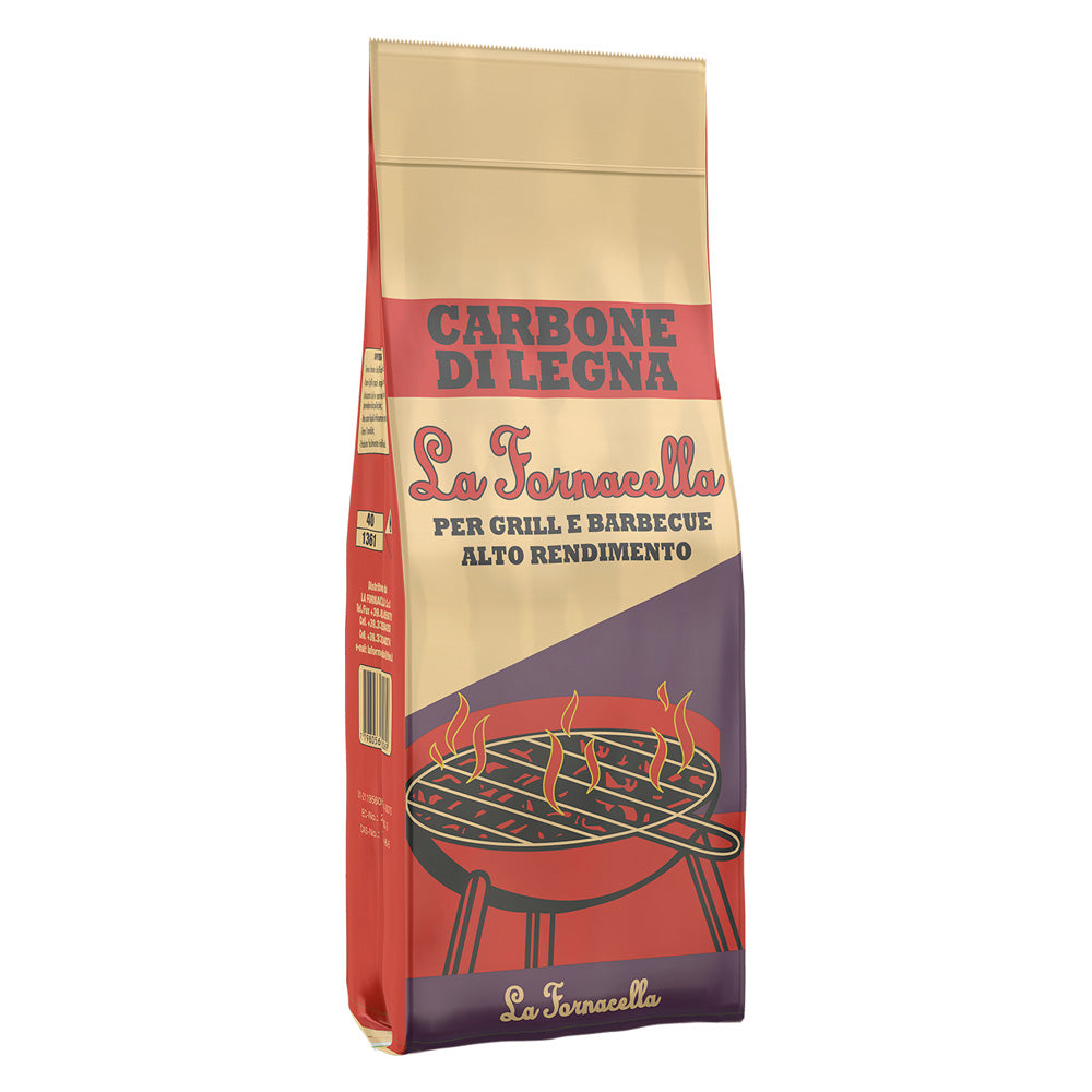 CARBONE PER GRILL Kg 2,5 ca.- 6 confezione