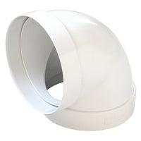 CURVA PER AERAZIONE CANALIZZATA 90  °  EE ? mm. 125  - LA VENTILAZIONE