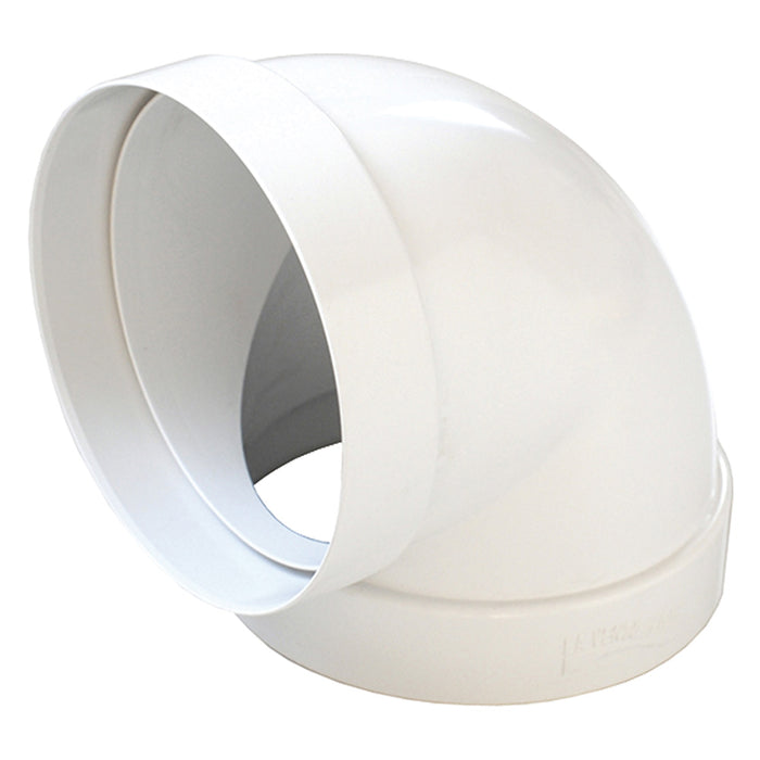 CURVA PER AERAZIONE CANALIZZATA 90  °  EE ? mm. 125  - LA VENTILAZIONE