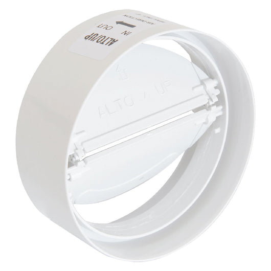 GIUNTO PER AERAZIONE CANALIZZATA CON ANTIRITORNO Ø mm.100 - lunghezza 40 mm  - LA VENTILAZIONE