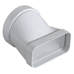 GIUNTO PER AERAZIONE CANALIZZATA Ø mm. 100 - mm. 120 x 60  - LA VENTILAZIONE