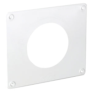 COPRIFORO PER TUBI AERAZIONE mm.190x160 - foro Ø mm. 100/125  - LA VENTILAZIONE