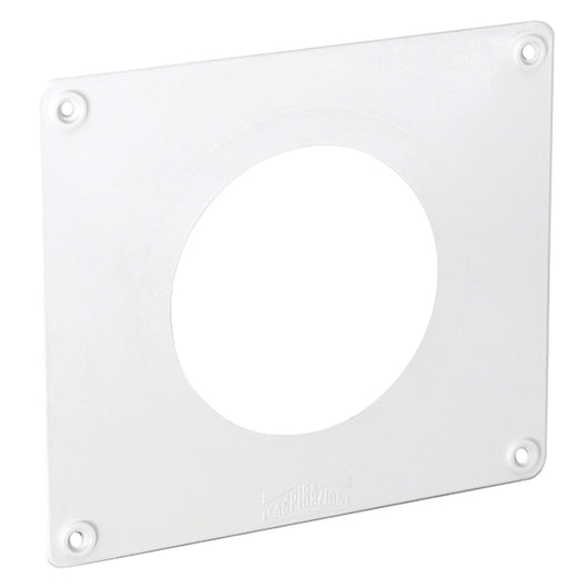 COPRIFORO PER TUBI AERAZIONE mm.190x160 - foro Ø mm. 100/125  - LA VENTILAZIONE