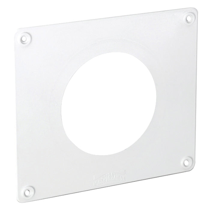 COPRIFORO PER TUBI AERAZIONE mm.190x160 - foro Ø mm. 100/125  - LA VENTILAZIONE
