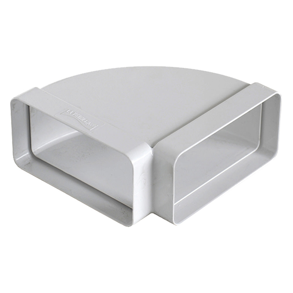 CURVA PER AERAZIONE CANALIZZATA mm.120x60  - LA VENTILAZIONE