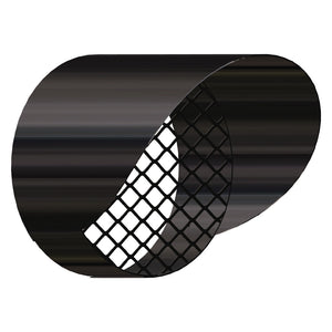 TAPPO ANTIPIOGGIA GRIGLIATO Ø 80 - verniciato nero  - KASART