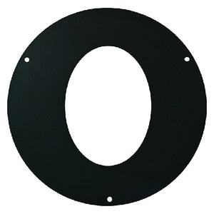 ROSONE ELLITTICO IN ACCIAIO ø cm 13 - spessore 2 mm  - KASART