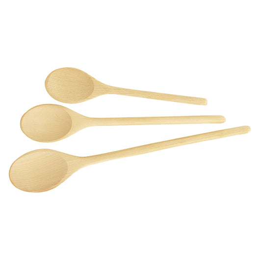 CUCCHIAI OVALI LINEA 'WOODY' art. 637414 - set 3 pz (20 - 25 - 30 cm)  - TESCOMA