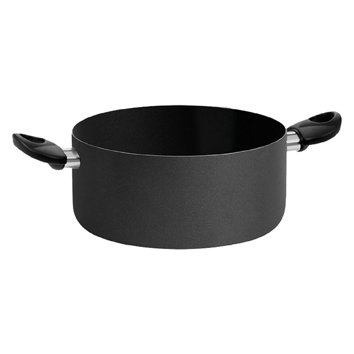 CASSERUOLA DUE MANICI 'BLACK LINE' ÃE cm. 24 - h.11 - capacitÃE 5 lt.  - PENTALUX
