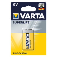 PILA TRANSISTOR SUPERLIFE '6F22' Pz 1 - 9V - E- 10 blister  - VARTA