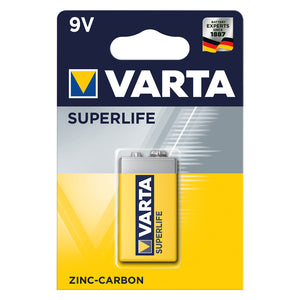 PILA TRANSISTOR SUPERLIFE '6F22' Pz 1 - 9V - E- 10 blister  - VARTA