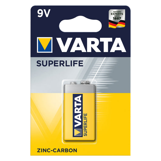 PILA TRANSISTOR SUPERLIFE '6F22' Pz 1 - 9V - E- 10 blister  - VARTA