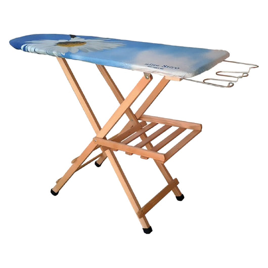 ASSE DA STIRO IN LEGNO piano cm. 114 x 37  - MADE IN ITALY