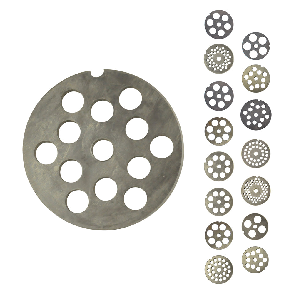 PIASTRA PER TRITACARNE per n.12 - 24 fori da 8 mm.  - PALUMBO