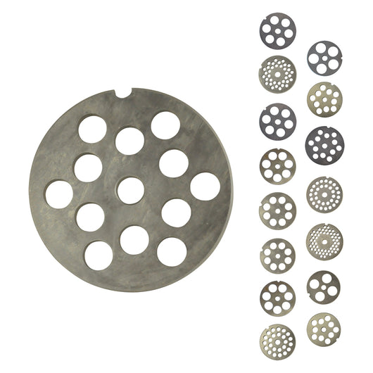PIASTRA PER TRITACARNE Per n.22 - 12 fori da 12 mm.  - PALUMBO