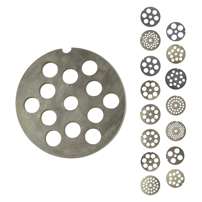PIASTRA PER TRITACARNE Per n.22 - 12 fori da 12 mm.  - PALUMBO