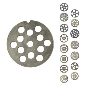 PIASTRA PER TRITACARNE Per n. 22 - 7 fori da 18 mm.  - PALUMBO
