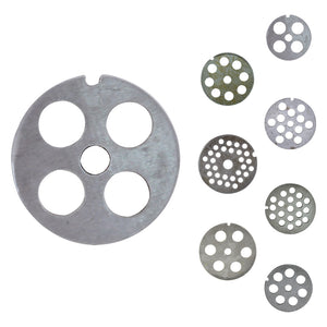 PIASTRA PER TRITACARNE MANUALE Per n.10 - 30 fori da 6 mm.  - REBER