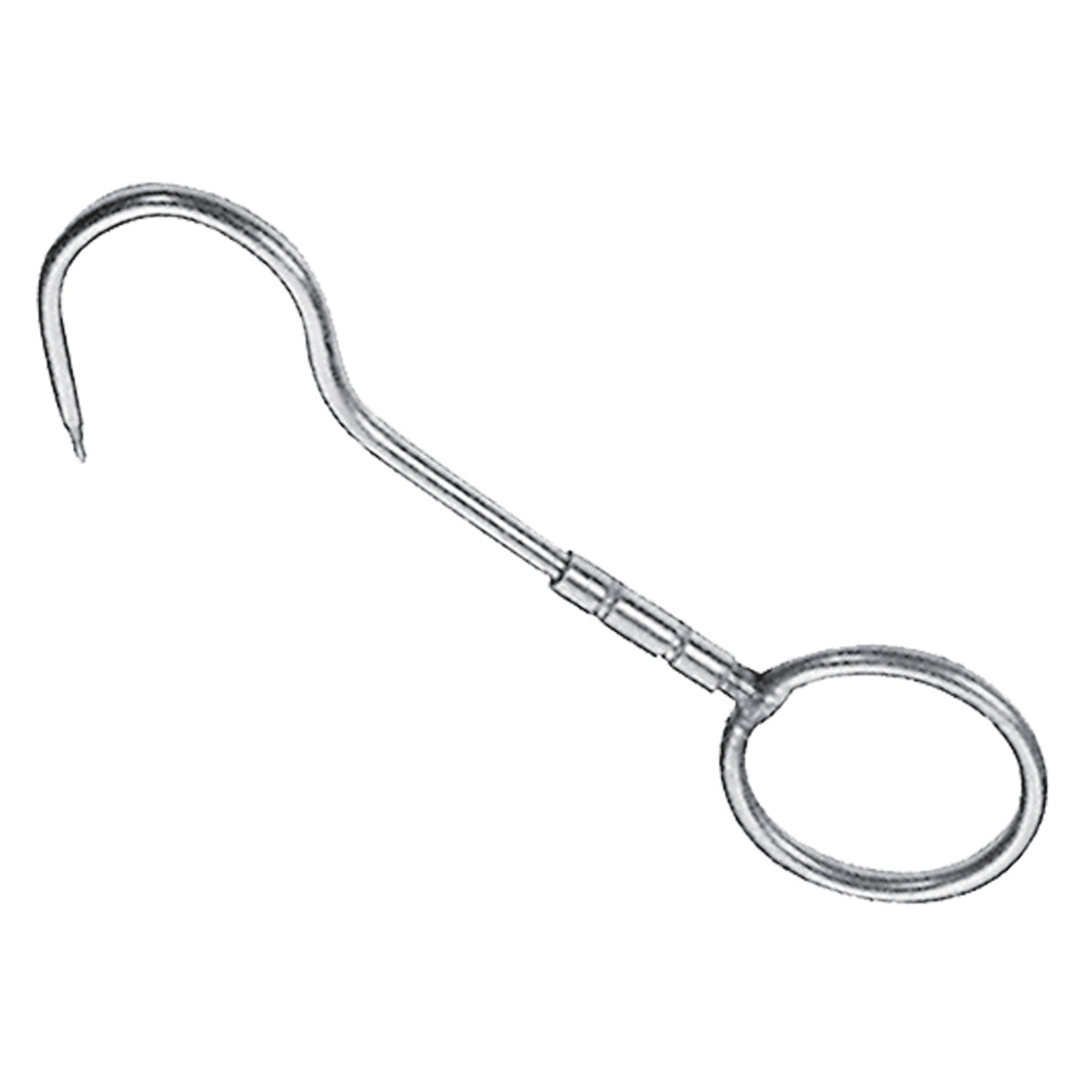 GANCIO GIREVOLE CON ANELLO mm. 240x12