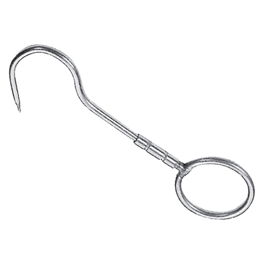 GANCIO GIREVOLE CON ANELLO mm. 240x12