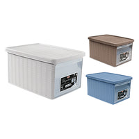 SCATOLA MULTIUSO 'ELEGANCE' medium cm 29 x 39 x h 21 bianca  - STEFANPLAST