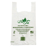 BUSTE SHOPPER COMPOSTABILI Maxi gr.12,5 - 30+20x60 cf.500 pz