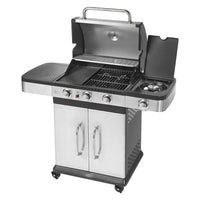 BARBECUE A GAS 'INDIANAPOLIS 4 TITANIUM' cm. 120 x 60 x h.138  - OMPAGRILL