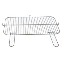 GRIGLIA CON MANICI FRONTALI cm. 60x32  - OMPAGRILL