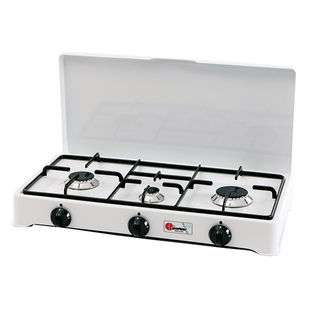 FORNELLO A GAS 3 FUOCHI mod. 5328 CGP - cm 58 x 28 x h 10  - PARKER