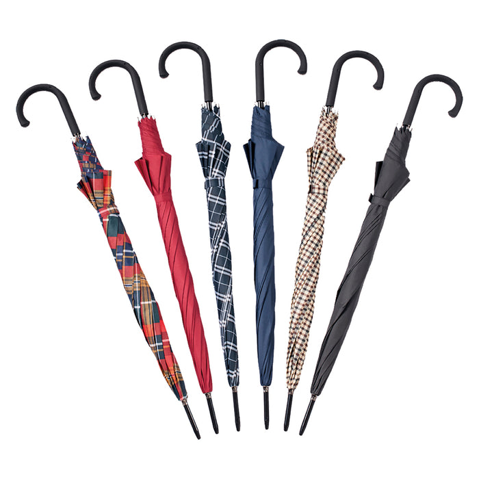 OMBRELLO AUTOMATICO 'NORWICH' tinte unite - scozzese Ã? 112 cm- 12 pezzi