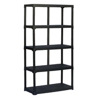 SCAFFALE IN PLASTICA  cm 100 x 40 x H 176 - 5 ripiani con rinforzo  - ARTPLAST