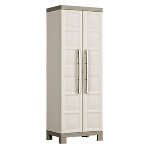 Armadio portascope in plastica con ripiani regolabili e ante doppie Excellence Keter