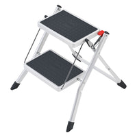 SGABELLO APRIBILE GRADINO CON TAPPETINO 2 gr. - colore bianco  - GIERRE