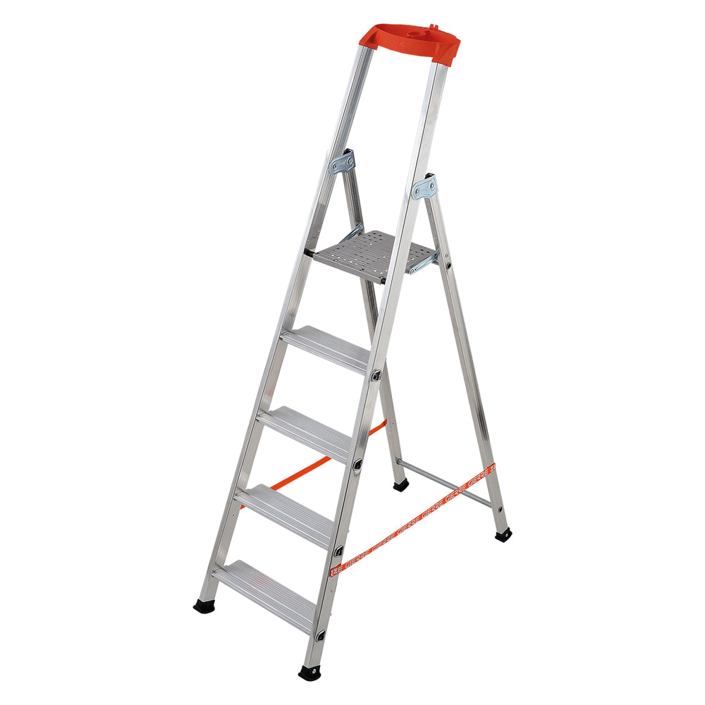 SCALA DOMESTICA 'PROFESSIONALE' 5 gr.- aperta cm 111/chiusa cm 188  - GIERRE