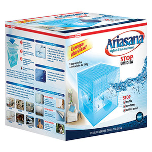 ASSORBIUMIDITA' IN KIT 'ARIASANA' kit 1 vaschetta+2 ricariche 450 gr.- 6 pezzi  - ARIASANA