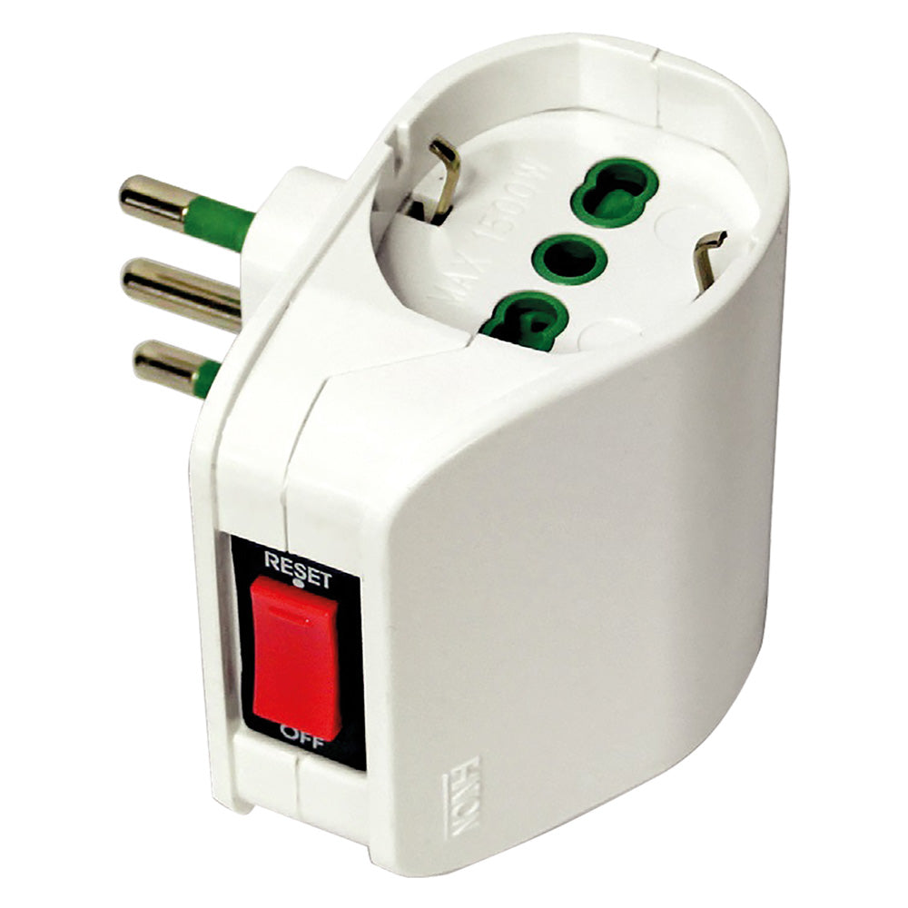 ADATTATORE DOPPIO CON LIMITATORE TERMICO 87310  - FANTON