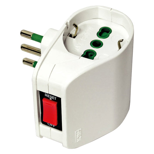 ADATTATORE DOPPIO CON LIMITATORE TERMICO 87310  - FANTON