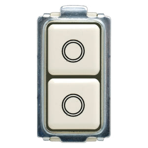 DOPPIO PULSANTE NON INTERBLOCCATO 2022- 10 pezzi  - FEB